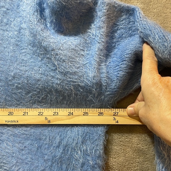 Eyelash Baby Blue Thick Show‎ me your Mumu Women Sz XXL Cozy Forever Sweater L/S - Picture 8 of 15